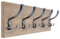 AKKE Garderobenleiste Garderobenpaneel Wandgarderobe Wandpaneel Garderobe PVC Pico 15x70 cm CHROM | SONOMA