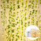 String Lights with Vines Battery Operated 24 Pcs 7 Feet Artificial Ivy Vine 110 LED Vine Lights 8 Modes Ivy Lights for Bedroom Room Wall Wedding Indoor Party Festival Decor (Warm White)