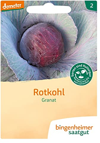 Bingenheimer Saatgut Rotkohl Granat demeter bio für ca. 40 Pflanzen