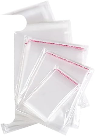 Großhandel dicke transparente selbstklebende Cello-Polybeutel Klare Zellophan-Verpackungs-Bäckerei-Plätzchen-Karten-Geschenk-Beutel-China, 5x17cm 200pcs