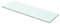 Glasregal Wandregal, Regal Schwebend Wandregal Glasregal Regalboden Glas Transparent 60 cm x 15 cm Wandablage Badregal Ablage Regale Glas Badezimmer Klarglas