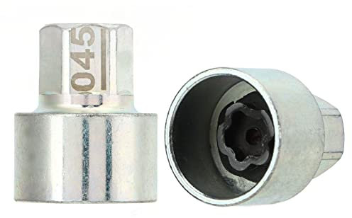 Dado di Blocco Ruota, Bullone Antifurto BM, Antifurto Ruota Blocco 053 per 1/3/5/6/7Series X1 X2 X3 X4 X5 X6 Z4 e altro (045)