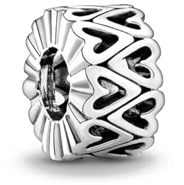 Love You Mum Herz Hand Charm Bead Fit Charms Silber Armband Pulsera Damen Berloque