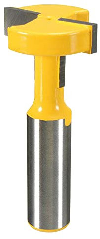 Bestgle 1/2 T-Slot and T-Track Router Bit, Keyhole Router Bit Woodworking Milling Cutter Tool