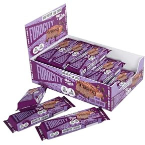 Furocity by Tyson Fury Protein Bars, Chocolate Fudge Brownie Flavour, Case of 15 x 60g Bars, 20g Protein per Serving, Low in Sugar, Pre and Post-Workout Snack