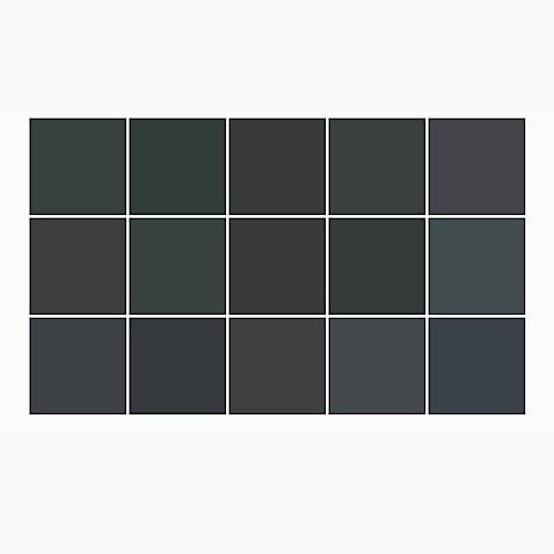 Ulticool Autocollant décoratif - Noir vert violet - 15 x 15 cm - 15 pièces - Film adhésif autocollant pour carrelage - Paroi arrière pour mur salle de bain - Cuisine - Carrelage adhésif - Autocollants