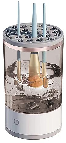 Make up Pinselreiniger und Trockner,Elektrischer Pinsel Reinigungsgerät,Tragbare Make Up Brush Cleaner All in 1,7000r USB-Automatischer Spinner Kosmetikpinselreiniger