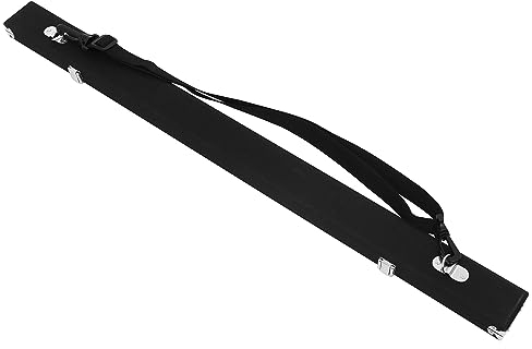 KOCAN LN194 Violine Viola Cello 4/4 Universelle schwarze Vlies-Hardware,Eckscharnier-Schnalle,gefüttert mit tragbarer Armbrustbox aus Flanell,Geigenbogenetui