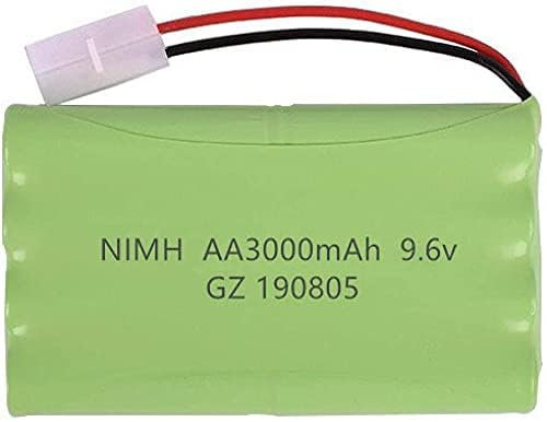 Batterie Rechargeable 3000mah 9.6v pour Voitures Rc. Trains. Robots RC. Bateau. Batterie AA 9.6v 3000mah. 3P-3p.15h