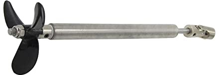 rockible Hochwertige RC-Boot-Antriebswelle mit Gelenk für Bootszubehör, 15 cm x 10 cm 3,17 mm
