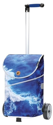 ANDERSEN Einkaufstrolley - Shopper Mix A31 | mit ergonischem 3-Wege-Griff, höhenverstellbar, aus Alu, bis 40 kg - Tasche Limited Edition, Seitenfach, Innenfach, 46 L