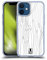 Head Case Designs Seegräser Schwarz-Weiss Muster Doodle Softgelhülle Kompatibel Mit Apple iPhone 12 Mini Und Kompatibel Mit Magsafe Zubehör