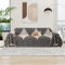jianyana Sofa überzug Sofaüberwurf Weich Strapazierfähig Wendbar Chenille Universal Couch überzug mit Modernes Karomuster Möbelschutz für 1 2 3 4 Sitzer Sofa Zweisitzer L-förmige Ecke Futon Sofas