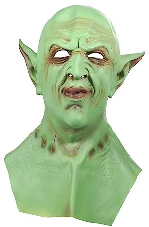 BCOATH Halloween Grün Halloween Mottoparty Gruselige Trickmaske