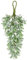Mistelhänger mit weißen Beeren geeist Künstliche Mistelzweige Mistel Misteldekoration Mistelbusch Weihnachtsdeko Girlande Deko Dekozweig Hänger Hängende Blumendeko Türdeko Kunstblumen, 62 cm