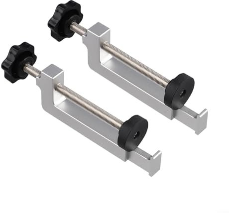 Pumixiy Führungsschiene, professionelles Aluminiumschienensystem, Kreissäge, Schienensystem, für Kreissäge, mit Verbindungs-Set, 300 mm, 400 mm Länge, Werkstatt, Holzbearbeitungswerkzeuge (1 Paar