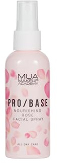 MUA Nourishing Rose Facial Spray, 70 ml (Pack of 1) | Hydrating Fine Mist, Infused with Rose Extract & Vitamin E, Nourishes & Soothes Skin, Vegan & Cruelty Free