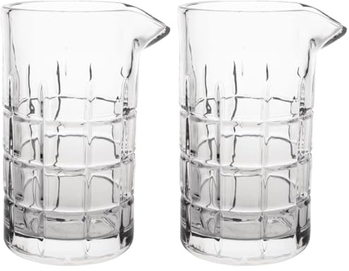 Olympia Caja fuerte de cristal de mezcla del vidrio 580Ml de la coctelera de las bebidas del vidrio de Barware Glasswasher (Paquete de 2)