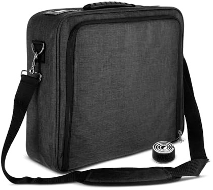 Adam Hall 19 Parts ORGAFLEX RACK BAG 03 - Gepolsterte Organizer-Tasche mit Klett-Fixierung für 19 Racks, 3HE, grau