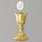 Efco Wachs-Deko-Kelch, 44 x 14 mm, 1 Stück, Gold Brilliant, One Size
