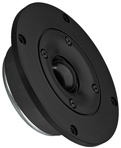 MONACOR DTM-104/4 Hi-Fi-Kalottenhochtöner, 45W, 4 ohm, Schwarz