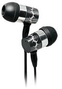CLiPtec® Metalica Max DEEP Base BME949 In-Ear Headphones with cable wrap - Gray