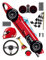 1art1 Kinderwelten Formel 1 Rennauto Wand-Tattoo | Deko Wandaufkleber für Wohnzimmer Kinderzimmer Küche Bad Flur | Wandsticker für Tür Wand Möbel/Schrank 65x42 cm