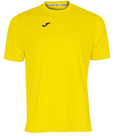 Joma Mens Combi M/C T Shirt, Yellow, M EU