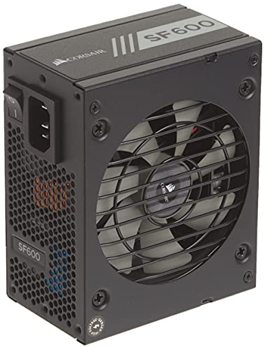 Corsair SF600 unidad de - Fuente de alimentación (600 W, 100 - 240 V, 47 - 63 Hz, Activo, 120 W, 600 W)