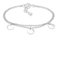 Elli Armband Damen Kreis Layer Geo Plättchen in 925 Sterling Silber