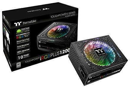 Thermaltake Toughpower iRGB Plus 80+ Platinum - Fuente de alimentación (1200 W) Color Negro