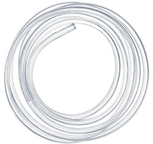 Kesote 7mm (diámetro interior) x 9mm (diámetro exterior) Tubo flexible de PVC, Tubo Transparente de 3 Metros Ideal para Tanque y Acuario