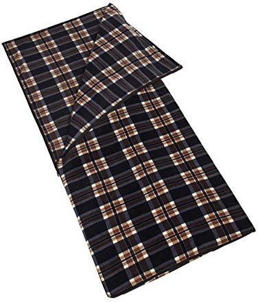 Blanketswarm Mikrofaser-Fleece-Schlafsack mit Reißverschluss, leicht, für Reisen, Laken oder Decke mit Tragetasche, für Outdoor, Camping, kaltes Wetter