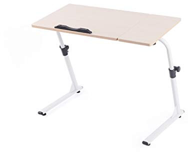 WENJUN Carrello da Scrivania Portatile Porta Laptop, Scrivania Regolabile per Laptop per Il Vassoio del Portatile con La Scheda del Mouse, Scrivania Computer Portatile, 50-76cm