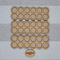 DoodleTech Set of 3 25mm Round 6x2 - Rounded Edged Movement Trays -LOTR 40k Skirmish Sigmar Warhammer MDF