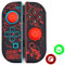 Nintendo Switch Joy-Con Silicone Covers Black/Red Super Mario Design with M and L Joy Con Covers