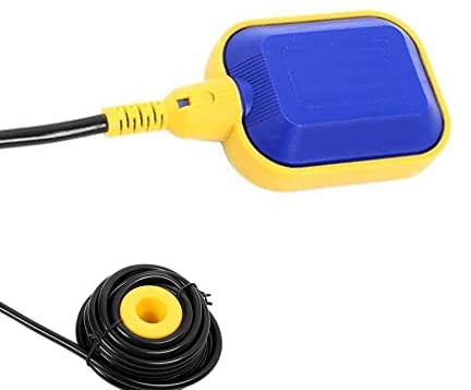 Contrôleur de Niveau d'eau de Câble, 250V 16A Interrupteur à Flotteur pour Pompe, Capteur De Contrôleur De Niveau d'eau De Liquide De CâBle (5M)