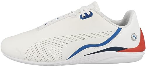 PUMA Unisex BMW MMS Drift Cat Decima Sneaker, White Pop Red Weiß, 44.5 EU
