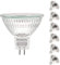 WeshLMPO Halogen Mr16 Gu5.3 Halogen Leuchtmittel Dimmbar 12v 50w Warmweiß 2700K for Halogenstrahler Einbau Schienenbeleuchtung Pack of 6