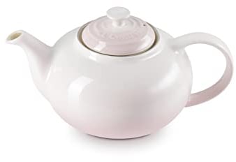 Le Creuset Stoneware Classic Teapot, 1.3L, Shell Pink, 70702137770000