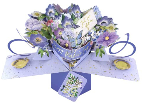 Happy Mother's Day Pop Up Bouquet Flowers Mother's Day Greeting Card 3D Cards MPOP028