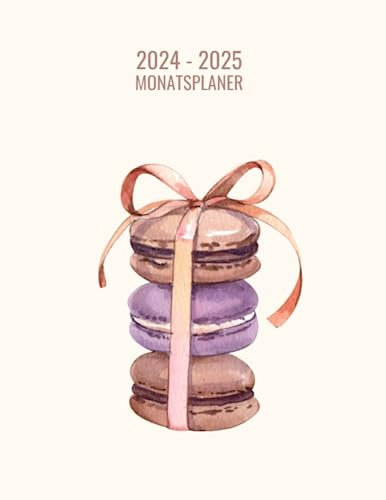 Monatsplaner: 2024 - 2025 2 Jahres Planer | Einfacher Buchkalender Für Erwachsene | Große Größe | Von Januar 2024 bis Dezember 2025