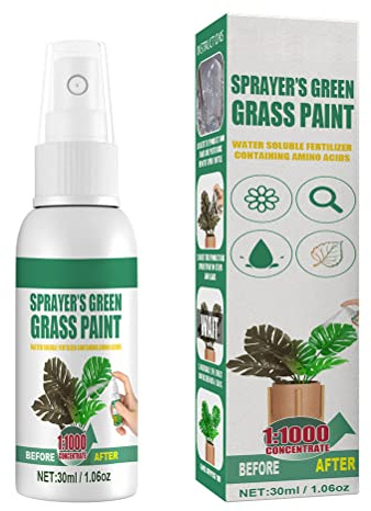 Spray de Réparation de Plantes 30ML, Pulvérisateurs Herbes Vertes Peinture Jardin Rempotage Vert Feuillage Restaurateur Spray pour Sclérophylles (Couleur assortie)