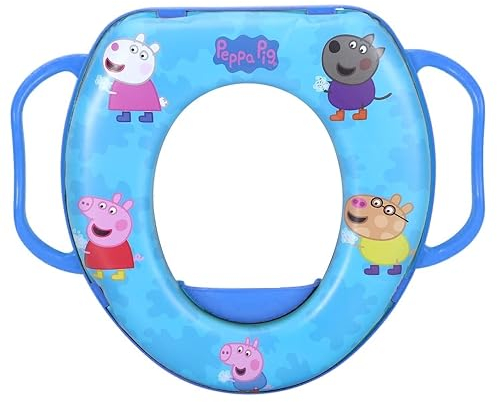 Peppa Wutz Toilettensitz für Kinder, Universal-WC-Adapter mit Griffen