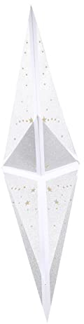 DOITOOL Papierstern Lampenschirm Sternförmiger Lampenschirm Für Innenbereich Hängelampenschirm Aus Papier Zubehör Für Dekoration