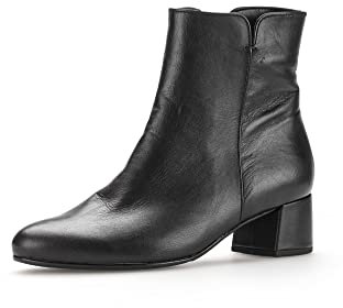 Gabor Damen Ankle Boots, Frauen Stiefeletten,Best Fitting,uebergangsstiefel,knöchelhoch,reißverschluss,Stiefel,Bootee,schwarz,40 EU / 6.5 UK