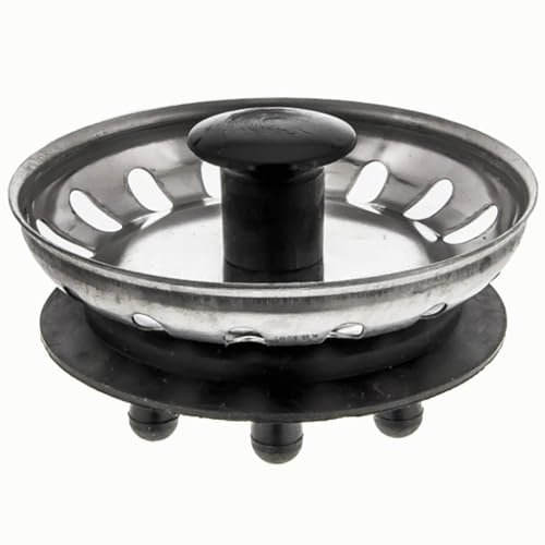 TAPÓN FREGADERO COMPATIBLE CON TEKA Ø 45 mm INOX CON GOMA
