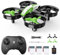 Holy Stone HS210 Mini Drohne für Kinder, RC Quadrocopter Helikopter Ferngesteuert mit 3 Akkus 21 Min. Lange Flugzeit,Automatische Höhenhaltung,3D Flips,Headless Modus Ideal für Anfänger Jungen,grün,C0