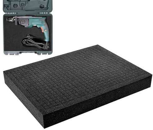 Square Foam Cube - PU Pluck Pick Soft Foam, Cases Storage Drawer | High Density Pluck Soft Foam Pre Cubed Pluck Insert, Collectibles Foam Insert Binoculars Business for Traveling Trips