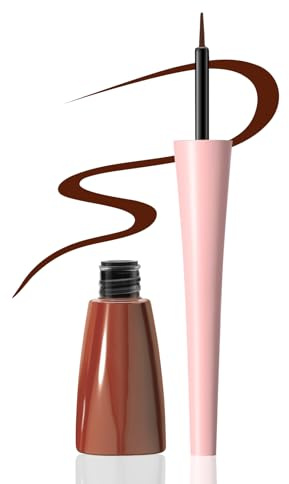 Boobeen Flüssiger Eyeliner-Stift, farbiger Eyeliner wasserfest und wischfest, Eyeliner-Tintenstift mit Präzisionsspitze für kühne Augen-Looks